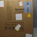 SpaceAid 7 Tier Rotating Shoe Rack Tower, Spinning Shoe Display Lazy Susan, Revolving 360 Shoe Rack Storage Round Carousel, Vertical Handbag Rotate Shoes Closet Organization (7-Tier White)