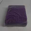 PHF 100% Cotton Waffle Weave Blanket Queen Size for Bed, Soft Lightweight & Breathable, All-Season Comfort, Luxury Aesthetic Woven Bedding for Home Decor, 90"x90", Grape Purple