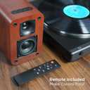 RIOWOIS Powered Bluetooth Bookshelf Speakers, 40W Record Player Speakers with 2.75 Inch Woofer, Stereo Speakers with Optical/AUX/TV-ARC Connection for Turntable, No Receiver or Amplifier Required.