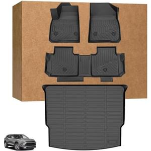 Floor Mats for Chevrolet Blazer 2019 2020 2021 2022 2023 2024 2025, Custom Blazer Base/L/LS/LT/Premier/RS TPE Protection Floor Liners for Chevy Blazer Accessories,Non-Slip Waterproof Cargo Liner(Gas)