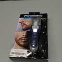 Panasonic Cordless Men's Beard Trimmer With Precision Dial, Adjustable 19 Length Setting, Rechargeable Battery, Washable - ER-GB40-S (Blue)