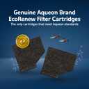 Aqueon Aquarium Fish Tank EcoRenew Filter Cartridge, Medium 9 Pack