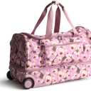Women's Adair Rolling Duffel Travel (Curly Tulips Purple)