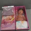 Open Mouth Reborn Baby Dolls with Rooted Hair Realistic 19 inch Full Body Silicone Baby Doll Boy Sleeping Newborn Doll Anatomically Correct