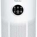 Air Purifiers for Home Pets Large Room Up to 1360 Ft, Tailulu D10 HEPA Air Purifiers for Bedroom with 15dB Sleep Mode, Air Filter for Pet Dander Smoke Odor Dust Pollen with Timer Fragrance Sponge (White)