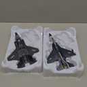 Double Fighter Jet Toy, F35 & F16 Diecast Planes with Lights & Sounds, Pull Back Military Airplane Toy Gift for Toddler,Kids, Boys