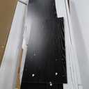 Jocoevol Modern Black 6 Drawer Dresser - Simply Chest of Drawers for Bedroom, Closet, Living Room, Hallway, Entryway, Wood Storage Double Dresser with Smooth Metal Rails - Black