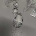 Clear Acrylic Crystal Beads for Christmas Ornaments Tree Decorations Garland Chandelier Hanging Wedding Party Celebration Decor (Teardrop+Icicle)
24 pcs