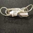 Fast Charging Car Charger with Coiled Lightning Cable for iPhone, iPad and Apple Devices, 1.5 ft - Black with Indoor Extension Cord - 6.2 Ft White 2-Prong Power Strip with 3 Polarized Outlets & Safety Slide Windows, 16/2 AWG, 13A/1625W for Home, Office Assortment