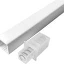 24-Inch Adjustable Towel Bar Replacement Rod Spring End Wall-Mounted Replacement for Bathroom & Kitchen Towel Storage