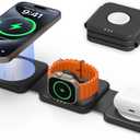 Wireless Charger Magnetic for iPhone - JoyGeek Wireless Charging Station Pad for iPhone 15 14 13 12 Pro Max Plus, for Apple Watch Ultra 9-2, AirPods (Multi-color)