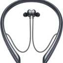 Linklike Neckband Headphones with Active Noise Cancelling, Hi-Res Audio Certified,Bluetooth 5.3 Wireless Earbuds, 150H Playtime Sweatproof IPX7, Comfort Flexible Fit for Workout/Travel/Work/Buiness