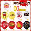 Libima 63 Pcs BBQ Party Balloon Decorations BBQ Baby Shower Balloons Summer Picnic Baby Q Latex Balloons Supplies Barbecue Birthday Party Balloon for Summer Baby Shower Picnic Party Decor Supplies, 12 Inch