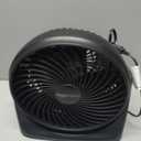 Amazon Basics Air Circulator Desk Fan for Bedroom, Home and Office, 90-Degree Tilt Head, 3 Speed Settings, Cooling, 35 Watts, Black, 11.1"W x 6.3"D x 10.9"H