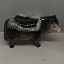 Vintage Ceramic Cow Shaped Cookie Jar