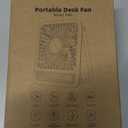 Koonie USB Desk Fan, Strong Wind Ultra Quiet Small Personal Fan with 180 Tilt Folding and 3 Speeds Adjustable, USB-C Corded Powered Mini USB Fan for Office Desktop Bedroom, NO BATTERY