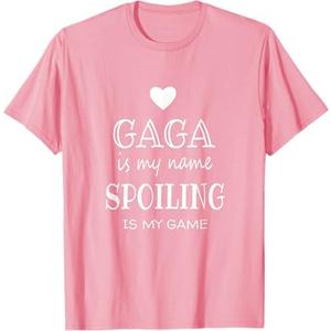 Gaga Is My Name Funny Gaga graphic Gifts for Gaga Grandma T-Shirt, M