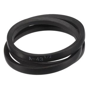 uxcell A43 1/ 2 Classic Wrapped V-Belt, 45" Outside Circumference, Black, Industrial Rubber V-Belt