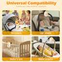 Baby Stroller Rocker, Hands-Free Bassinet Rocker Device with Vibrating Baby Sleep Soothe for Universal Strollers and Cribs
