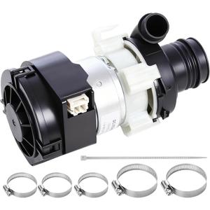 WD26X23258 For GE Dishwasher Circulation Pump PDF820SSJ4SS GDT535PGJ2WW ADT521PGJ0WS Dishwasher Circulation Pump, Replace Parts WD26X22285, WD26X22518, WD26X22826, 4466766, AP6039424, PS11772000