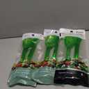 Green Plastic Serving Utensils - (Set of 4) - Durable and Reusable Flatware for Everyday Use, Formal Dining, and Special Occasions