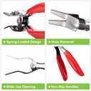 Toolwiz Automobile Hose Removal Pliers, Auto Fuel, and Vacuum Line Tube Hose Remover Pliers, Separator Tools Pipe Repairing Tool for Marine, Oil, Hosepipes Vehicle