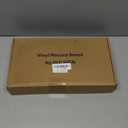 HULISEN Expandable Vinyl Record Storage, 30-70 LPs Adjustable Now Playing Record Holder for Albums, Wood Now Spinning Vinyl Record Stand Display Rack Organizer, Gift Package, Effortless Assembly