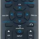 RM-SDRMV150A Replace Remote Control Compatible with JVC DVR DVD VCR Combo RM-SDRMV100A RM-SDRMV79A AKB32858702 AKB32858703 RM-SDR107U RM-SDR108U DR-MV150B LVT2016-001D DR-MV100B DR-MV5SUC DR-MV5SUS