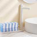 Blue Gingham Napkins Disposable Rectangle: 100PCS Checkered Paper 15.7x11.8 Inch for Dinner Party