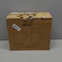 Buaic Glass Pitcher with Lid, 2 PACK 68 oz/2 Liter Vintage Water Pitcher, Clear Borosilicate Glass Water Carafe for Cold Brew, Coffee, Lemonade, Iced Sun Tea,Beverage, Milk, Heat Resistant