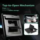 PM Auto Center Console Organizer Tray Storage Box with USB & Type-C for 2021 2022 2023 2024 Tesla Model y and Model 3 Accessories,Car Organizers and Storage ABS Material Glasses,Credit Cards