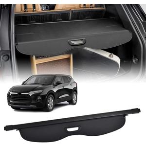 Retractable Rear Cargo Security Shade Cover Compatible with Chevrolet Blazer 2019-2026 Privacy Screen Retractable Rear Storage Tonneau Cargo Cover Luggage Security Shield Shade (Not fit for Blazer EV)
