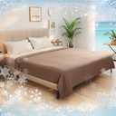 Cooling Comforter Summer Blanket for Hot Sleepers, Ultra-Cool & Cozy, All Season Comfort, Double-Sided Cold Blanket for Night Sweats, Queen Size 78" x 90", Terracotta