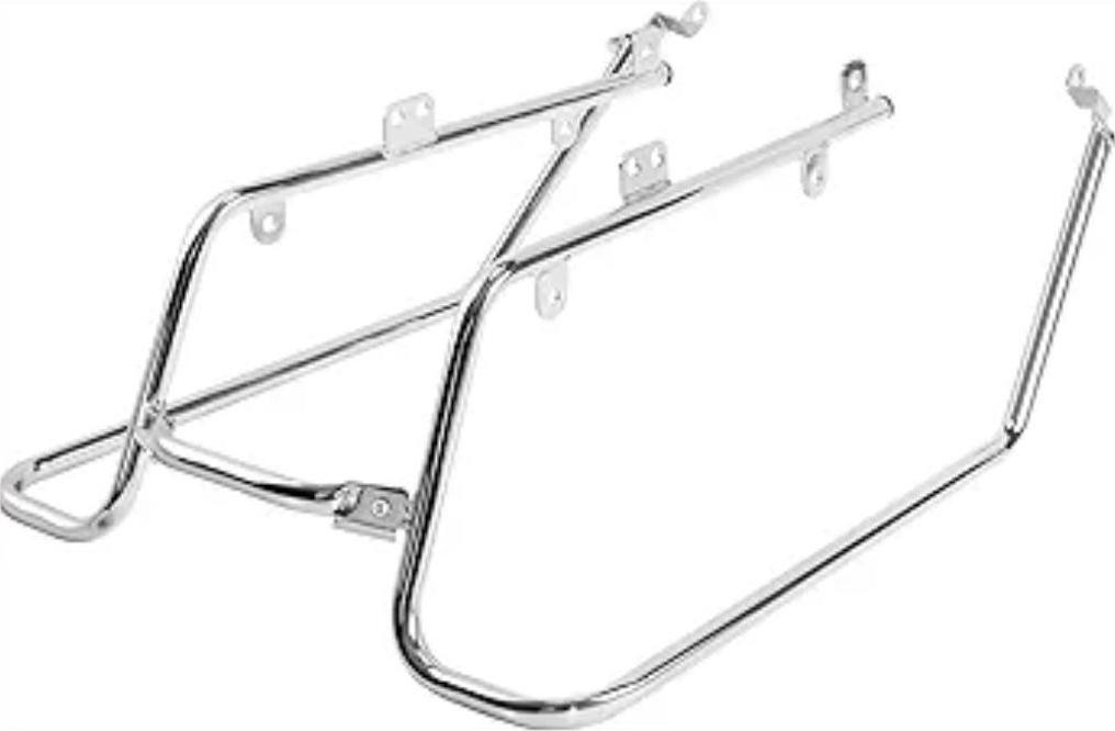 XFMT Motorcycle Chrome Hard Saddlebags Conversion Brackets Mount For Harley Dyna Street Bob Fat Bob Super Glide Low Rider 2008-2017