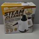 Handheld Steam Cleaner for Home, Pressurized Deep Cleaning Steamer for Cleaning for All Surfaces with 9 Accessories, Multipurpose Steam Cleaners for Grout Steam Cleaner Tile Kitchen Bathroom (Black & White)