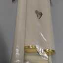 Pangkeep Jewelry Holder Stand,2 Tier Necklace Bracelet Organizer with Tray,Jewelry Displays for Selling Bangles Scrunchie Hair ties Watches and Chains (Beige)