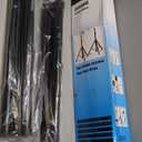 NiuNyuNeu Pair of Speaker Tripod Stands Height Adjustable from 43.7'' to 70.8'' PA DJ Party Tripod Speaker Stand 35mm Compatible Insert