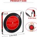 3 x Funny Birthday Gift - Vinyl Record Shaped Birthday Decor for Friends & Family, Unique Transparent Desk Decor with Heartwarming Wishes