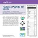 KATE FARMS Organic Pediatric Peptide 1.0 Formula, Vanilla, Sole-Source Hydrolyzed Plant-Based Nutrition for Oral or Tube Feeding, 8.45 oz (12 pack) (EXP 07/21/27)