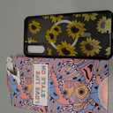 Toycamp for Samsung Galaxy S21 Plus Case - Compatible with Magsafe Cute Design 360Magnetic Ring Holder Stand Kickstand Sunflower Girly Pretty Fashion Phone Covers for Women Teen Girls