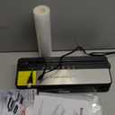 Bonsenkitchen Vacuum Sealer, Multi-Functional Food Sealer with 1 Roll Bag+ 5 Bags, Bag Storage | Built-in Cutter, Silver-Stainless steel