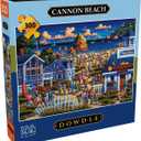 Buffalo Games - Dowdle - Cannon Beach - 300 Piece Jigsaw Puzzle for Adults -Challenging Puzzle Perfect for Game Nights - Finished Size is 21.25 x 15.00