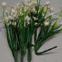 Yastouay Babys Breath Artificial Flowers, 6Pcs Fake White Babys Breath Flowers Artificial Bulk, Real Touch Faux Babies Breath Gypsophila Bouquet for Wedding Floral Arrangement Party Decor