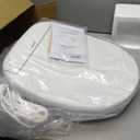 ZMJH Round Smart Toilet Seat with Bidet, Heated Seat, Warm Water Wash