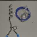 Supet Dog Tie Out Cable and Stake for Yard and Camping, Heavy Duty Stakes and Lead for Large Dogs up to 125lbs, Dog Scew and Tether for Outside (10FT) (Blue)