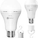 Brightown Rechargeable Emergency Light Bulbs (White, 60LED)