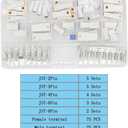 19 Sets Automotive Connectors JST02R-JWPF-VSLE Pin Waterproof Connectors Male and Female