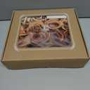 TINGE TIME Artificial Flowers Combo Box Set 16PCS Fake Rose Silk Flower with Stem for DIY Wedding Bouquets Centerpieces Baby Shower Party Home Fall Decoration (Gradient Burnt Orange)