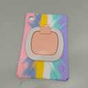 BRAECN Kids Case for iPad (A16) 11th/10th Generation 11/10.9'' 2025/2022, Heavy Duty Rugged Silicone Cover with Screen Protector, Kickstand, Shoulder Strap, Pencil Holder & Ring Stand, Colorful Pink