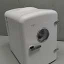 Frigidaire EFMIS171 Retro Mini Portable Personal Fridge - Ideal for Home, Office or Dorm - Includes Carrying Handle, AC/DC Wall/Car Charger (White)